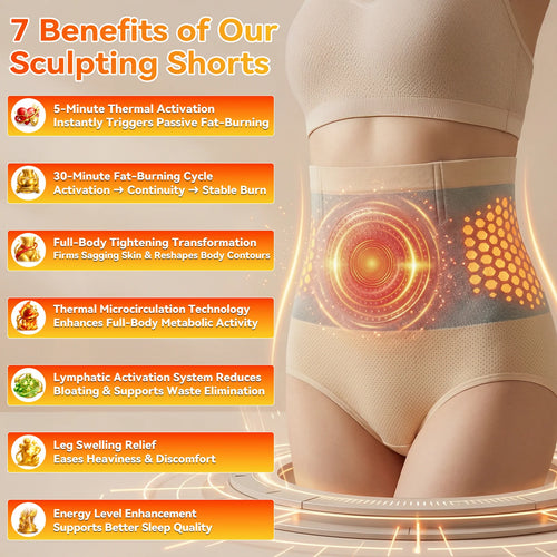 4-in-1 Moringa & Berberine Sculpting Fat-Burn Shorts