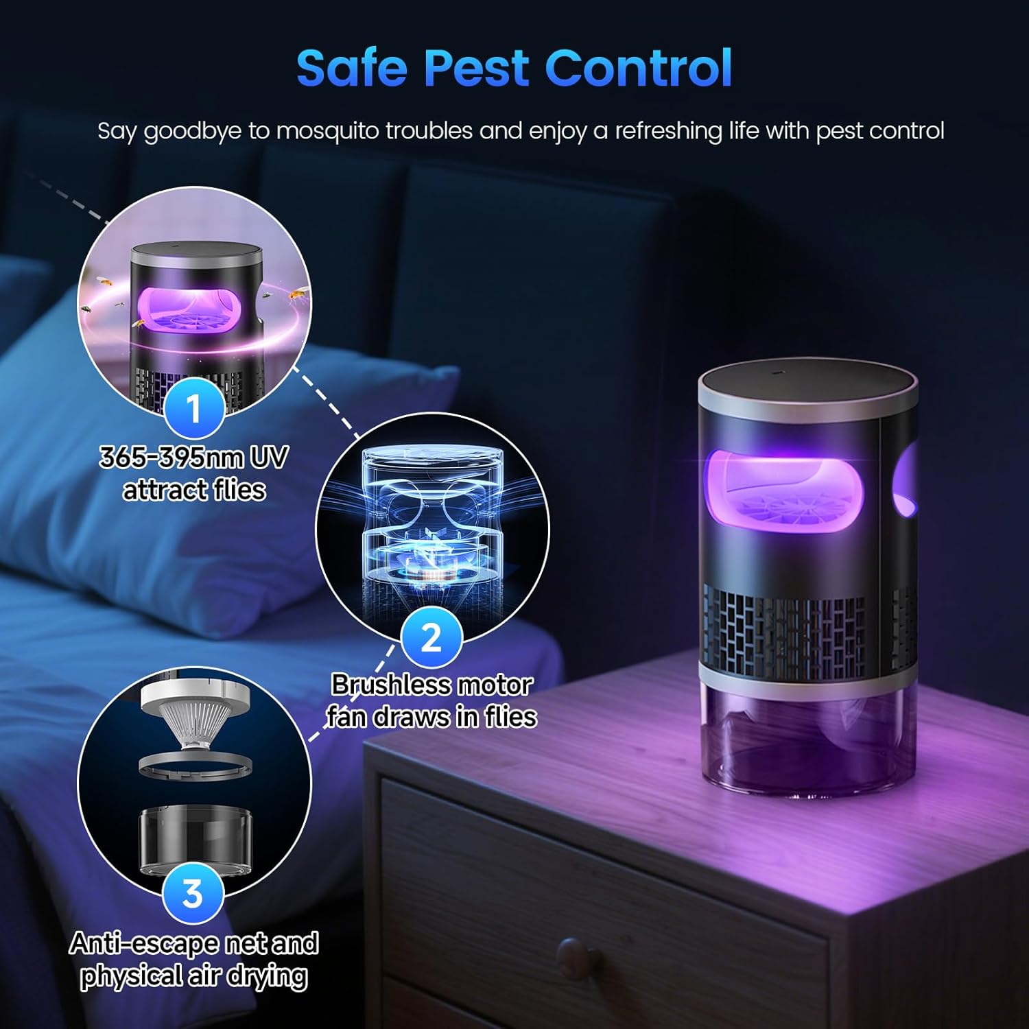 Automatic Mosquito Catcher & Killer Lamp