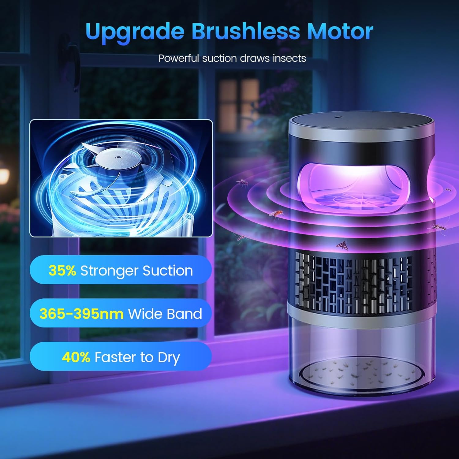 Automatic Mosquito Catcher & Killer Lamp