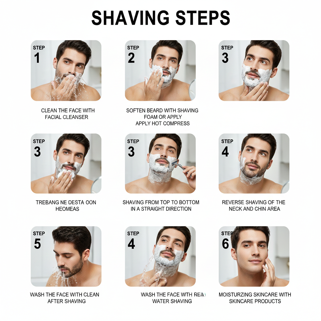 Smart Shave Pro Kit - 24 High-Performance Razor Refills with Free Handle