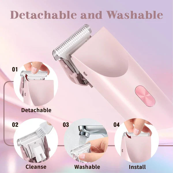 Veloura 2-in-1 Dual Head Trimmer for Full Body Grooming